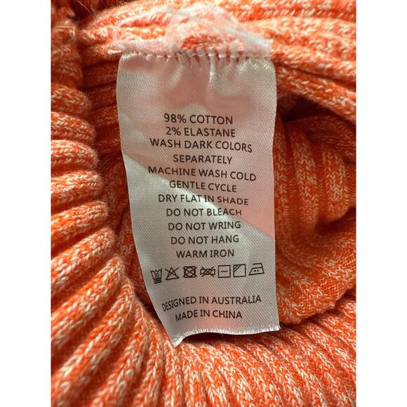 Anna Quann Valerie Off-The-Shoulder Dress Zest Size 10 US - Picture 10 of 10